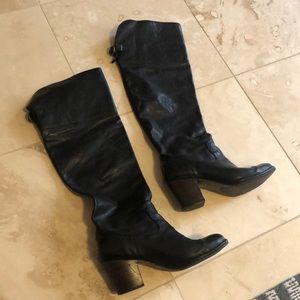 Frye Lucinda slouch over the knee boots